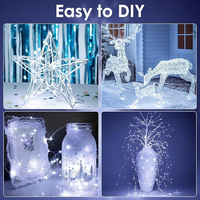 8-Pack Fairy Lights Battery Operated - Image 4
