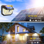 TECKNET 231 LED Motion Sensor Outdoor Lights, 6 Pack, 300° Solar Security Wall - Image 2