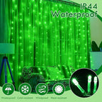 88FT 240LED Extra-Long Connectable String Lights Indoor Outdoor Clear Wire - Image 6