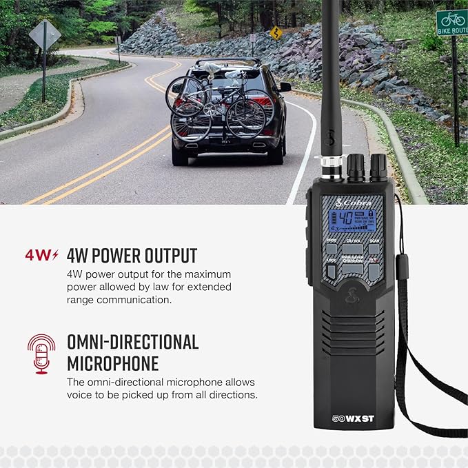 Cobra HH50WXST Handheld CB Radio - Image 5
