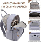 LOVEVOOK Laptop Backpack for Women 15.6 Inch Laptop Bag - Image 2