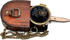 Vintage Brass Compass Not All Those Who Wander are Lost, Engraved Antique - Image 6