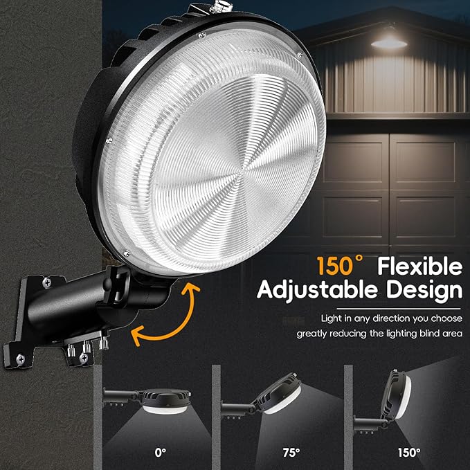 150W 20000LM LED Barn Lights Outdoor, Dusk to Dawn Outdoor Lighting - Image 4