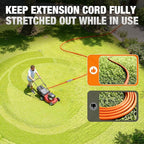 25 FT Outdoor Extension Cord Waterproof, 16/3 Gauge Heavy Duty 3 Prong Power - Image 7