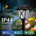 GIGALUMI 6 Pack Solar Lights Outdoor Waterproof, LED Solar Garden Lights - Image 3
