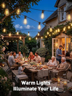 65ft-Solar-String-Lights-Outdoor-Waterproof-Solor-Powered-Patio-Light-Hanging-Ou - Image 5