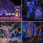 4 Pack Solar Fairy Lights 131.2Ft 400 LED, Twinkle Lights - Image 4
