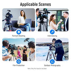 NEEWER 79"/200cm Video Tripod, Heavy Duty Aluminum Alloy Camera Tripod Stand - Image 5