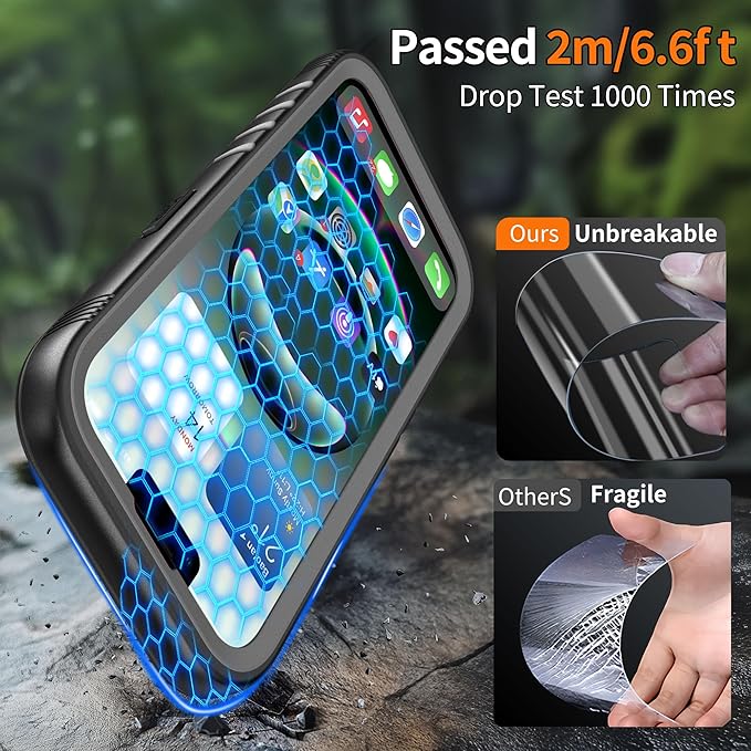 Cozycase for iPhone 14 Waterproof Shockproof Dustproof Case - Image 4