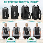 BKNOOU Dry Bag Waterproof Backpack - Image 8