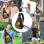 FyLybois Barn Owl Sling Bag for Women Lightweight Crossbody Backpack Casual - Image 2