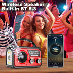 16000mAh Hand Crank Emergency Weather Radio - Image 7