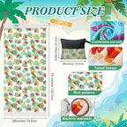 Peryiter 24 Pack Microfiber Oversize Turkish Beach Towel Set 12 Large Absorbent - Image 2