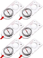 Gejoy 6 Pieces Orienteering Compass Bulk Scout Compass by Unknown