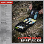242Pcs Survival First Aid Kit Molle System IFAK Medical Kit - Image 2