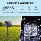 Solar String Lights Outdoor, 4 Pack Each 100 LED Solar Twinkle Lights - Image 6