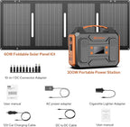 Portable Solar Generator, 300W Portable Power Station - Image 9