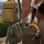 HERCULES Paracord Keychain Set – 2 Pack Lanyard Rope - Image 8