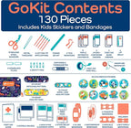 KeepGoing Travel First Aid Kit for Kids – 130 Pc. for Car, Diaper Bag & Backpack - Image 7