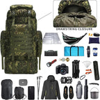 Hiking Backpack for Men 70L/100L Camping Backpack Military Rucksack Molle 3 - Image 4