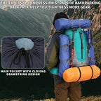 75L Hiking Backpack with Rain Cover Waterproof Camping Backpack Shoes Warehouse - Image 3