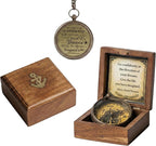 Handmade Brass Antique Compass - Image 5