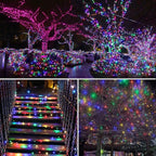 66Ft 200LED Christmas Fairy Lights Plug in, Waterproof String Lights Outdoor & - Image 4