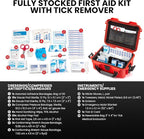NANUK 904 Waterproof First Aid Kit 110pcs – Durable, Pre-Stocked First Aid - Image 2