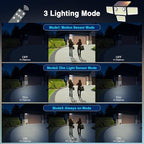 4500LM Solar Lights Outdoor Waterproof, 254 LED Solar Flood Lights Outdoor - Image 7