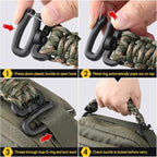 Tactical Paracord Handle，9-core Weaving Paracord Strap - Image 6