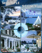 OZS 6 Pack 480LED Solar String Lights - Image 6