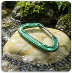 FresKaro 5pcs Nano Carabiner Clips, 8kN 1798lbs, Small Sturdy, Reliable - Image 7