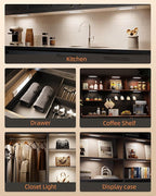 EZVALO Under Cabinet Lighting, Wireless Closet Lights, 50 LED Rechargeable - Image 7