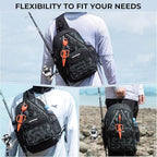 KastKing Karryall Sling Tackle Bag–Fishing Sling Pack, Fishing Backpack - Image 6
