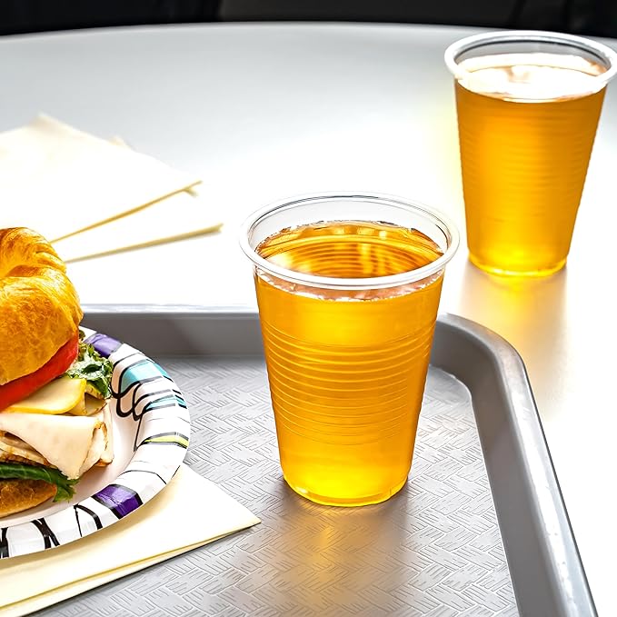 Amazon Basics Small Disposable Clear Plastic Cups - Image 8
