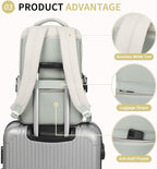 Waterproof Laptop Backpack for Men & Women, Flight Approved Anti-Theft Daypack - Image 5