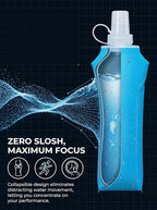 Zelvot Running Vest Soft Flask, BPA-Free 500ml Collapsible Water Bottle - Image 7