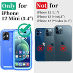 Cozycase Compatible with iPhone 12 Mini Waterproof Case - Image 2