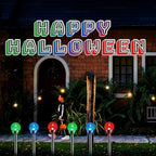 GIGALUMI Solar Outdoor, Cracked Glass Ball Solar Garden Lights, Color Changing - Image 2