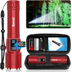 Rechargeable Tactical Flashlights 2000 High Lumens - 5000mAh Super Bright LED by Banral