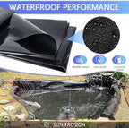 ToLanbbt Pond Liner 10 FT x 15 FT HDPE Pond Liners, 20 Mil UV Resistant - Image 4
