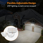 LEPOWER 28W 3000LM ‌LED Security Flood Light‌ ‌Outdoor‌, Switch Controlled - Image 4