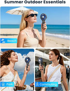 HandFan 5200mAh Portable Handheld Fan Rechargeable - Image 4