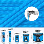 Paracord Rope 550 lb - 1000ft 5/32" Parachute Cord 4MM 7-Strand para Cord - - Image 5