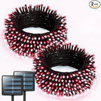 JMEXSUSS 2 Pack Solar String Lights Outdoor Waterproof, Total 400 LED 151FT by JMEXSUSS