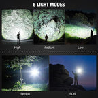 MILAOSHU Rechargeable Flashlights 90000 High Lumens - Image 4