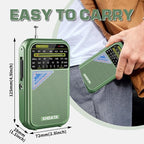 XHDATA D221 NOAA Weather Radio Portable AM FM Shortwave Radio Receiver - Image 3