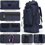 Hiking Backpack for Men 70L/100L Camping Backpack Military Rucksack Molle 3 - Image 6