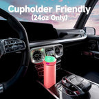 24 oz Insulated Water Bottle for Women: Meoky Stainless Steel Water Bottle - Image 7