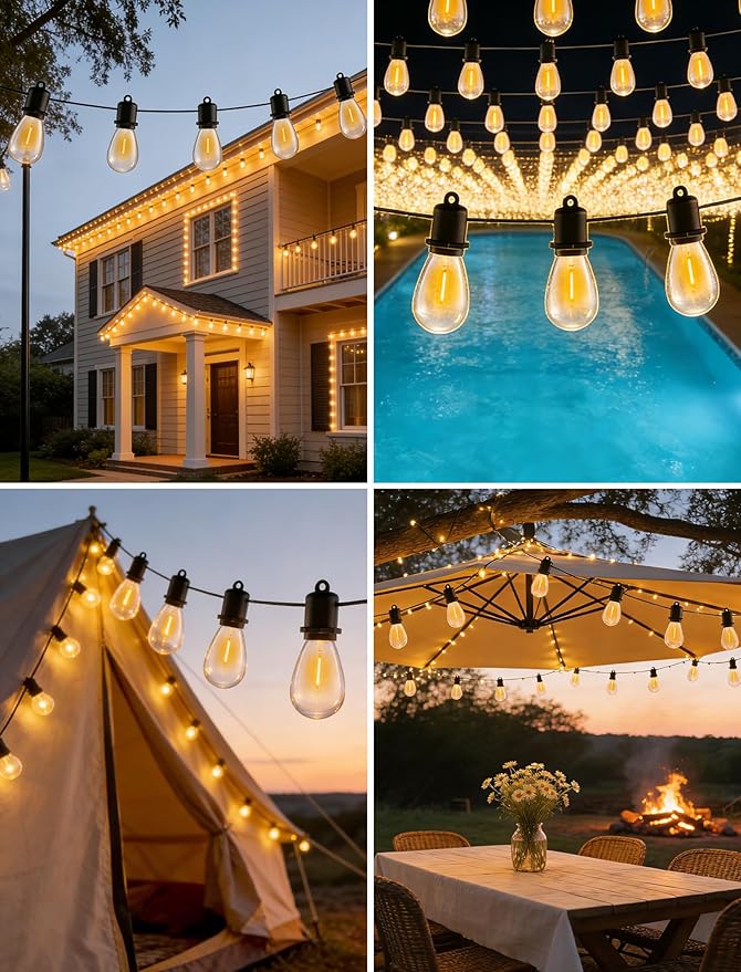 50FT LED Outdoor String Lights - Image 8